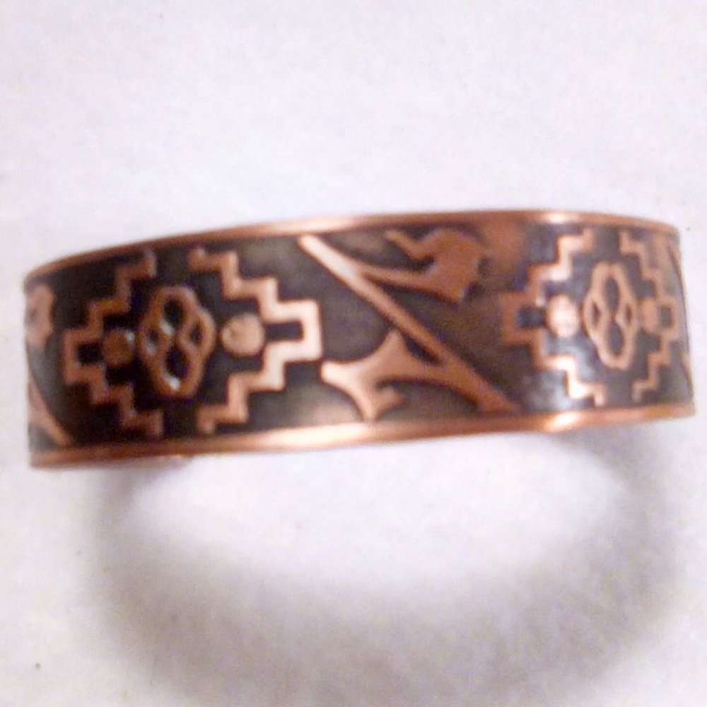 COPPER SLIP ON BRACELET